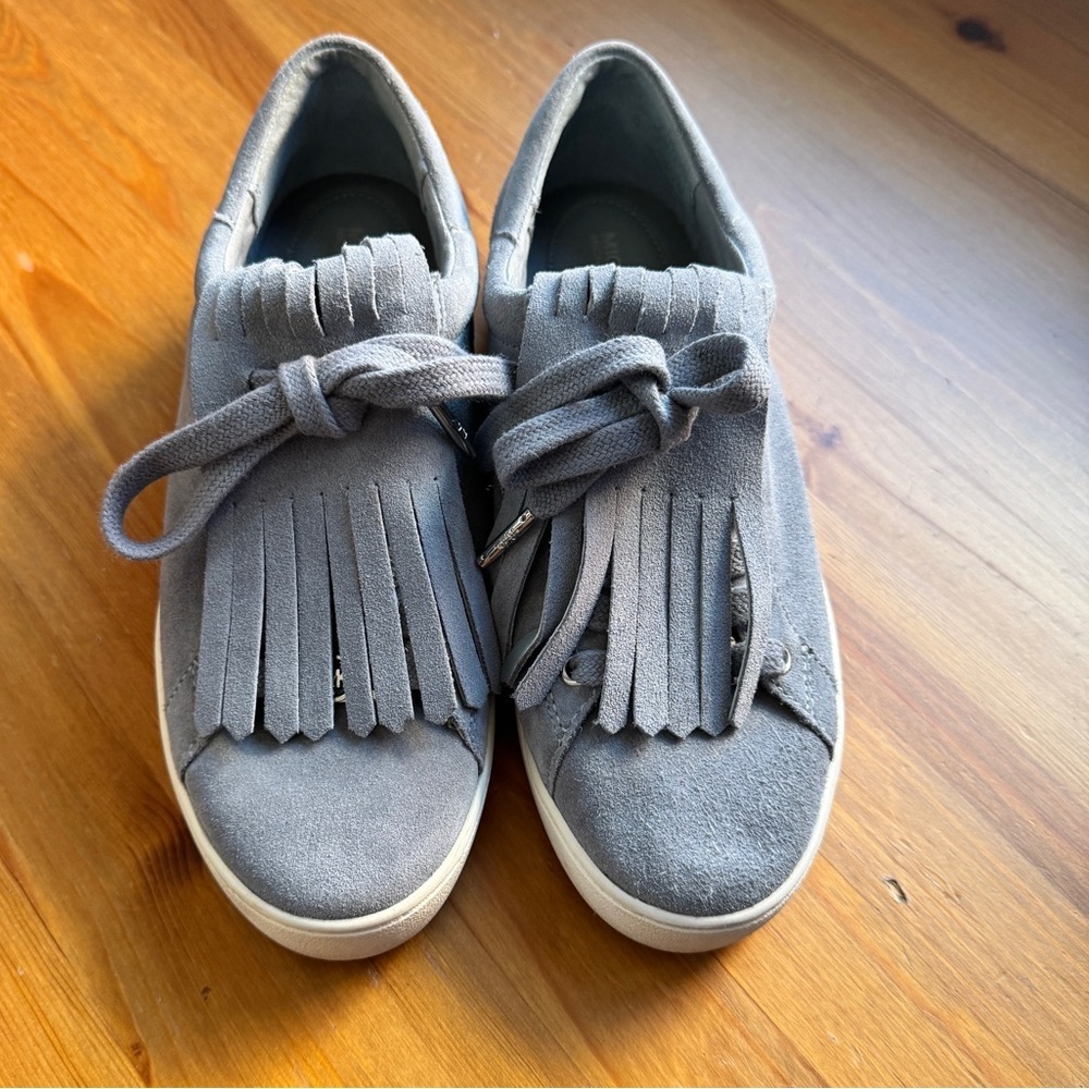 Michael kors gray suede sneakers size 6.5